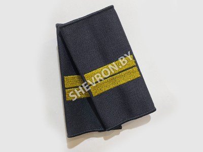 Муфты МВД вышитые чёрные Младший сержант