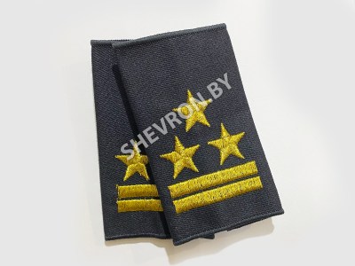 Муфты МВД вышитые чёрные Полковник