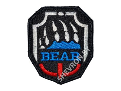 Шеврон  Bear цветной