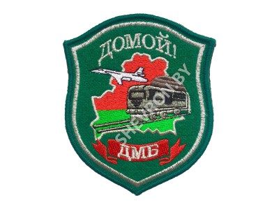 Шеврон ДМБ Домой ПС серебро