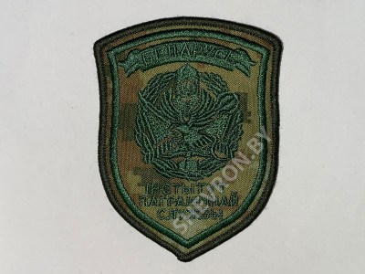 Шеврон Институт пограничной службы зелёный камуфляж