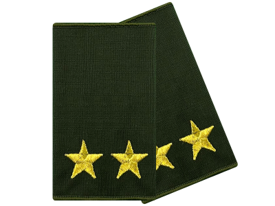 Муфты общевойсковые подполковник вышитые оливковые